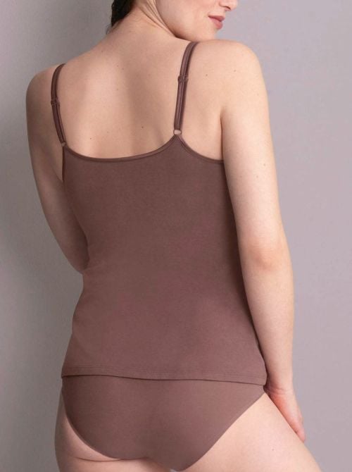 Amica canotta con coppe integrate, berry