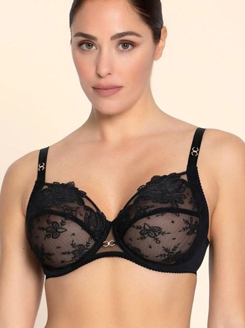 Diva Glamour reggiseno avvolgente, nero LISE CHARMEL
