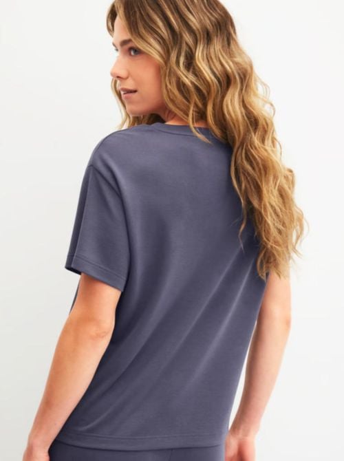 T-Shirt Natural Loungewear, graystone