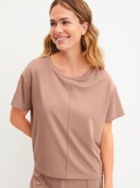 T-Shirt Natural Loungewear, timeless taupe