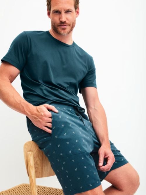 T-Shirt a Manica corta Uomo in Swiss Cotton e modal