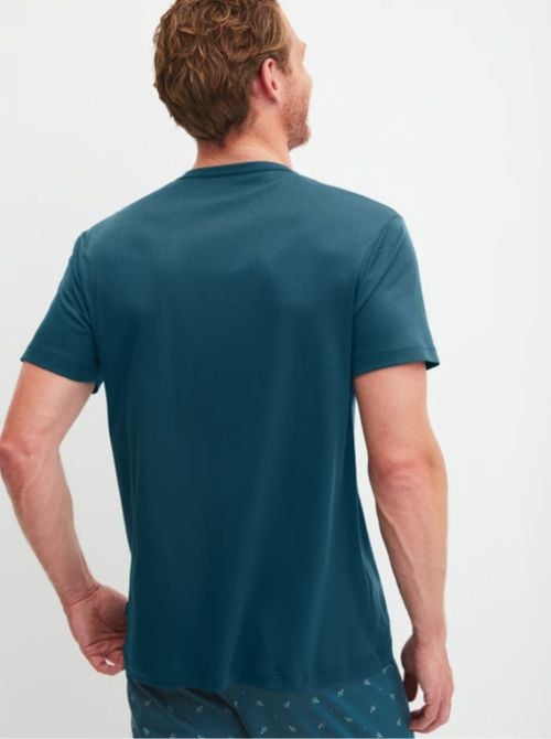 T-Shirt a Manica corta Uomo in Swiss Cotton e modal