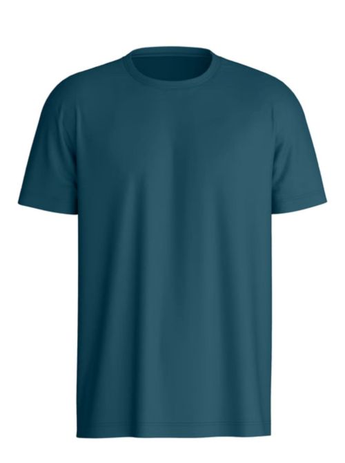T-Shirt a Manica corta Uomo in Swiss Cotton e modal