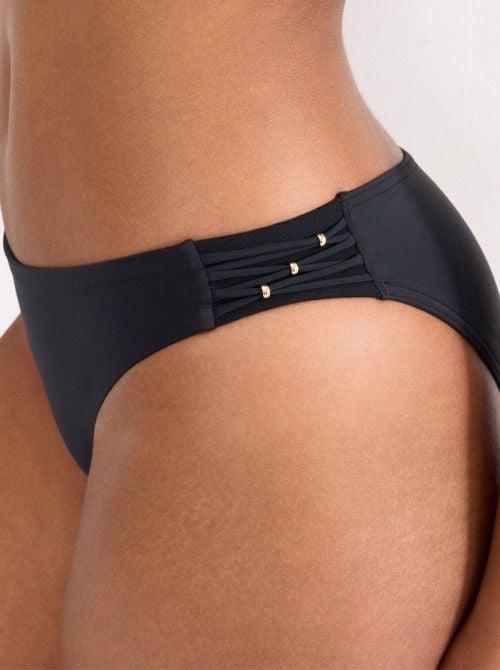 Palina Love by The Sea slip per bikini, nero