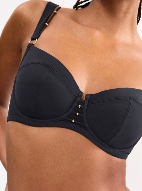 Palina Love by The Sea bikini top, black