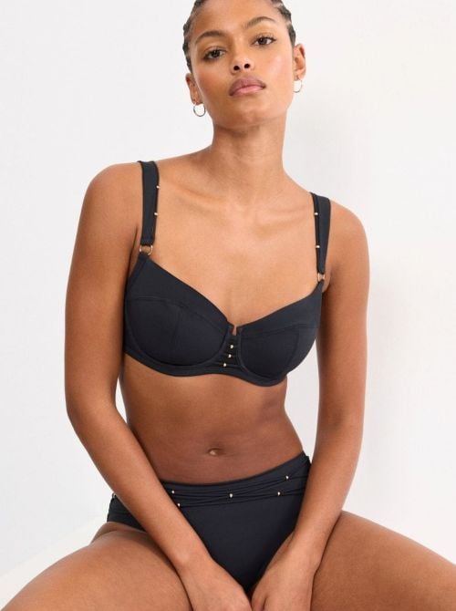 Palina Love by The Sea bikini top, black