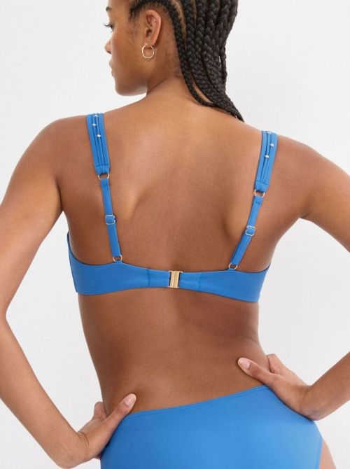 Palina Love by The Sea bikini top, blue