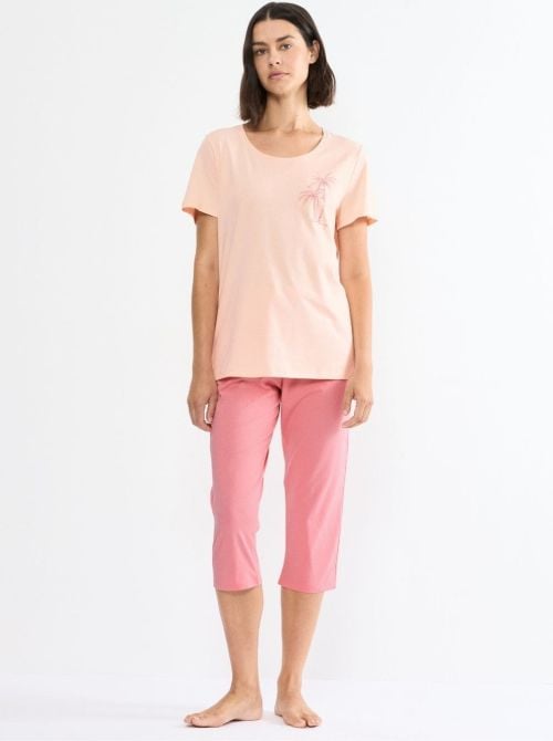 Pigiama Capri in jersey puro cotone