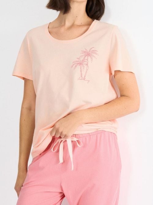 Pigiama Capri in jersey puro cotone