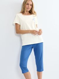 Pigiama Capri in jersey puro cotone