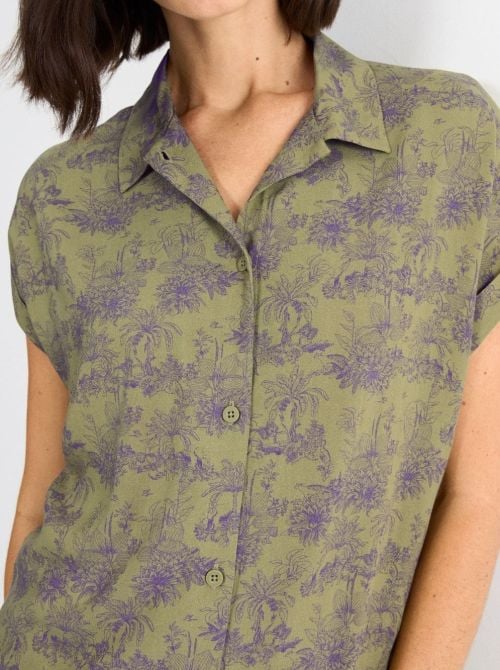 Boyfriend Camicia da notte in Viscosa TRIUMPH