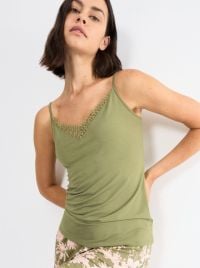 Aura Spotlight Top in Modal e pizzo
