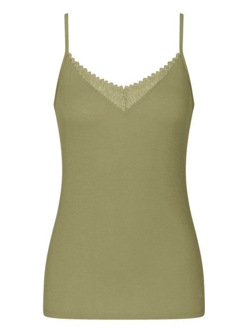 Aura Spotlight Top in Modal e pizzo