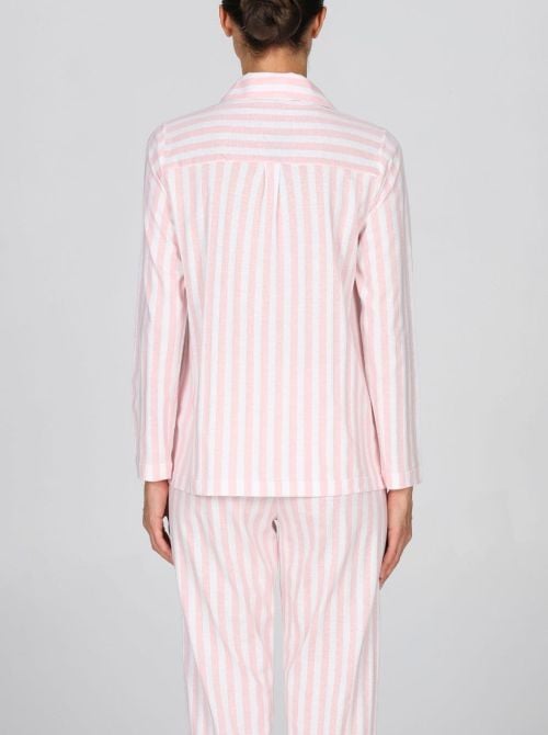 Pigiama donna in puro cotone, con giacca