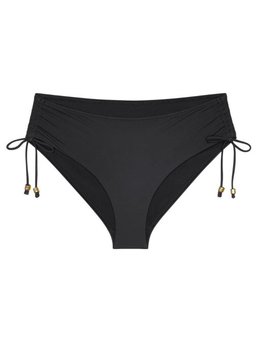 Summer Twist Slip Midi per bikini, nero