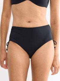 Summer Twist  Slip Maxi per bikini, nero