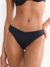 Summer Twist  Slip Brazilian per bikini, nero