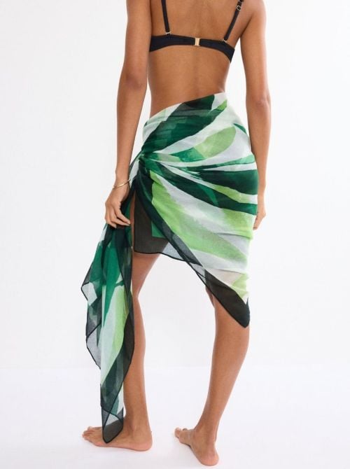 Beach MyWear Pareo, green combination