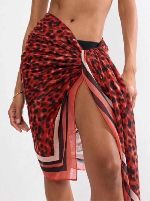 Beach MyWear Pareo, brown combination