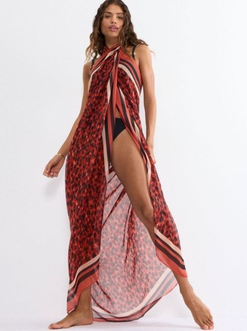 Beach MyWear Pareo, brown combination