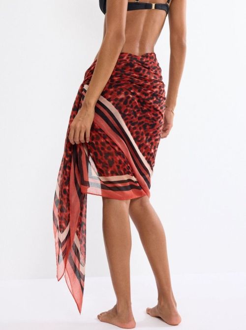 Beach MyWear Pareo, brown combination