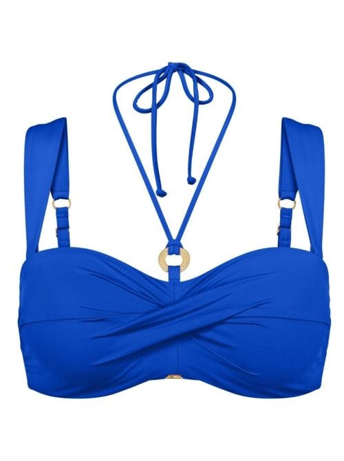 Summer Twist Fascia imbottita per bikini, blu