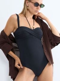Summer Twist Costume intero a fascia, nero