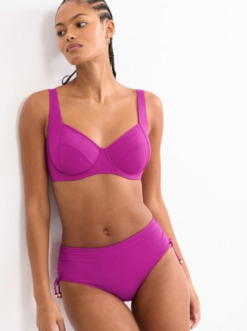 Summer Twist  Slip Maxi per bikini, lampone
