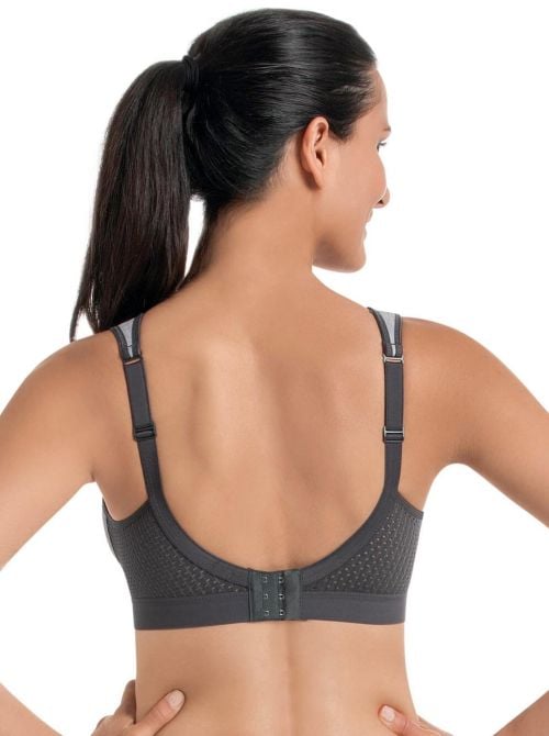 5527 reggiseno sportivo senza ferretto, heather grey