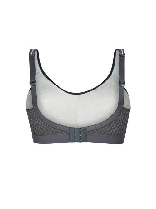 5527 reggiseno sportivo senza ferretto, heather grey