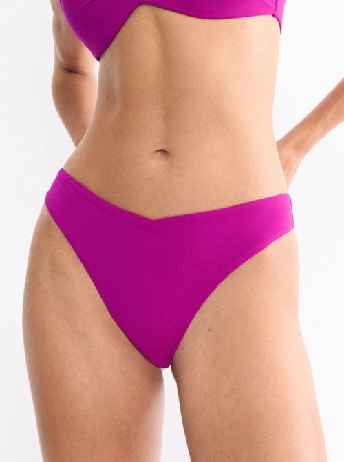 Summer Twist  Slip Brazilian per bikini, lampone