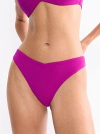 Summer Twist  Slip Brazilian per bikini, lampone
