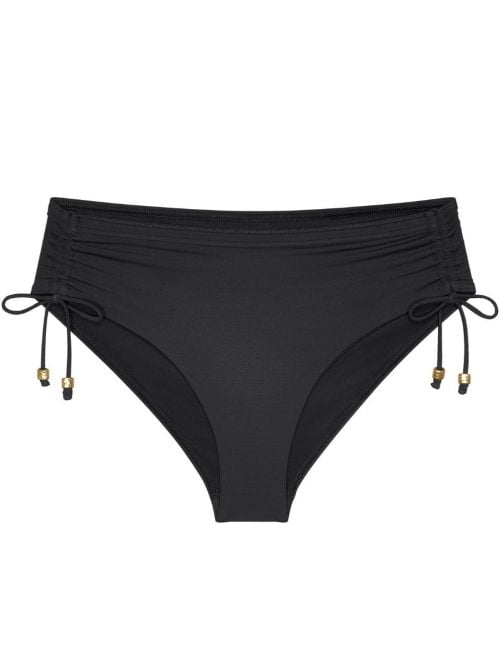 Summer Twist Midi Brief for bikini, black