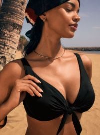 Summer Twist Reggiseno mare con ferretto , nero