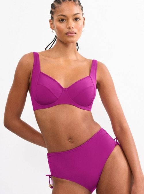 Summer Twist Top Bikini Minimizer con ferretto, lampone