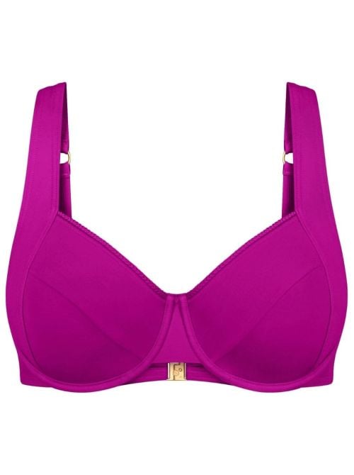 Summer Twist Top Bikini Minimizer con ferretto, lampone