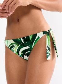 Summer Palm Slip per bikini, Green Comb