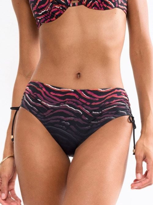 Summer Wild Slip Midi per bikini, Brown Dark Comb