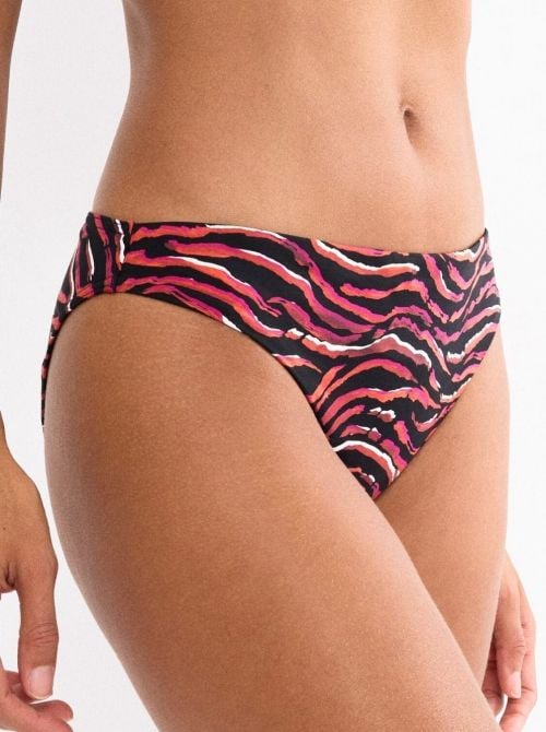 Summer Wild Slip Midi per bikini, Brown Dark Comb