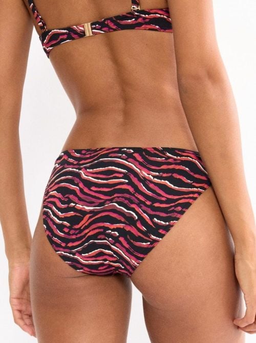 Summer Wild Slip Midi per bikini, Brown Dark Comb