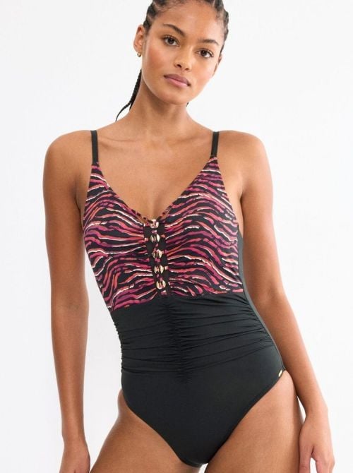 Summer Wild Costume intero, Brown Dark Comb