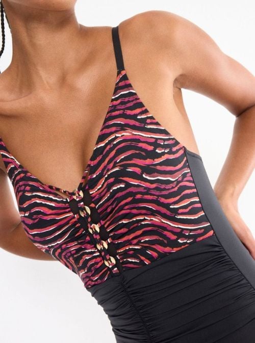 Summer Wild Costume intero, Brown Dark Comb