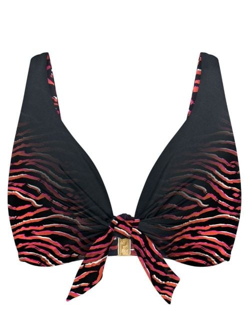 Summer Wild Reggiseno mare con ferretto, Brown Dark Comb