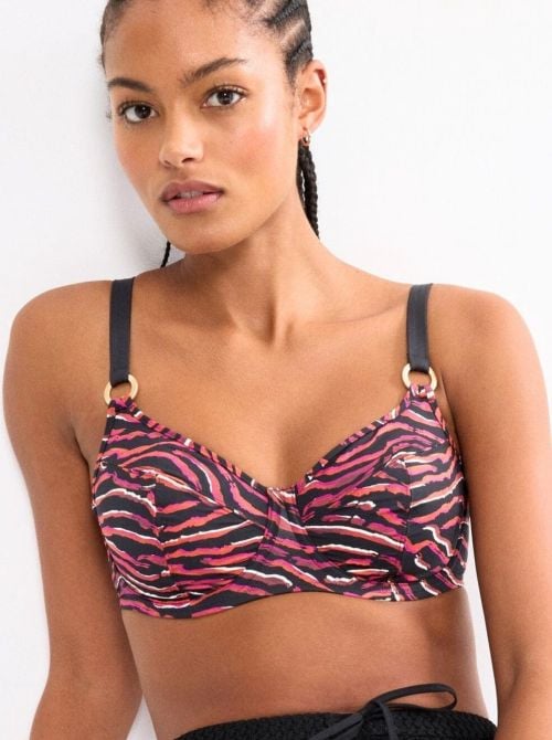 Summer Wild Reggiseno mare con ferretto, Brown DarkComb