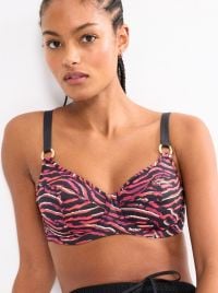 Summer Wild Reggiseno mare con ferretto, Brown DarkComb