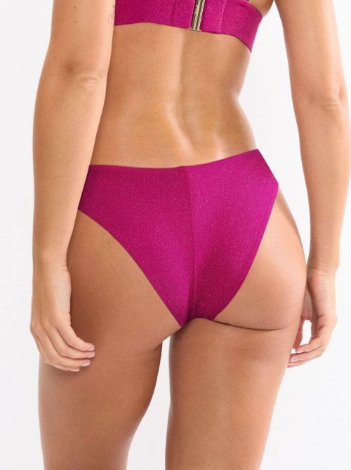 Summer Sunset Slip Brasiliana per bikini, lampone