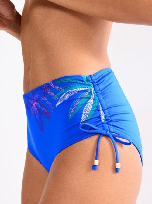 Summer Tropics Slip Maxi per bikini, blue combination
