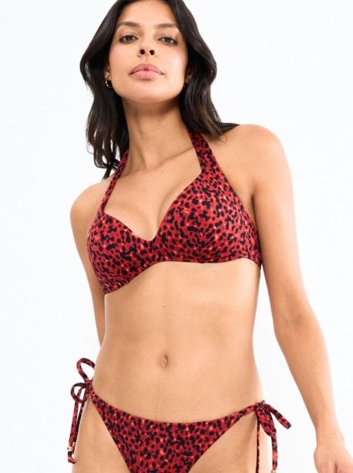 Midnight Swim  Push Up per bikini, brown combination