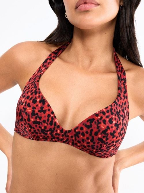 Midnight Swim  Push Up per bikini, brown combination