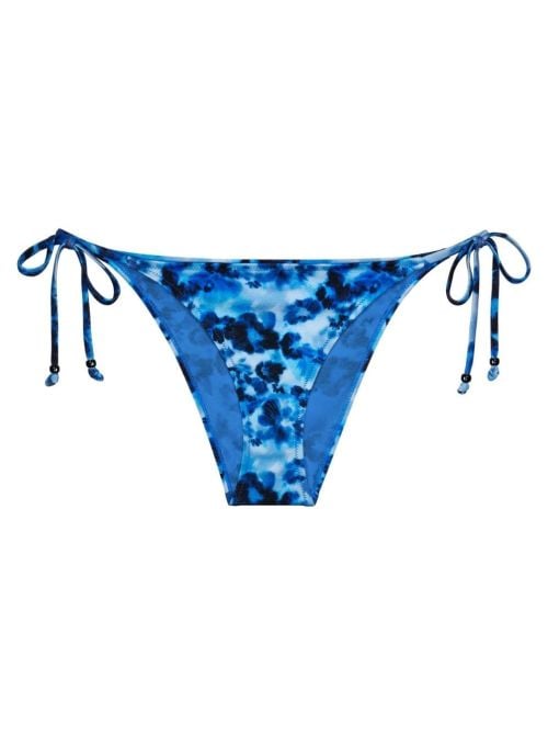 Midnight Swim Slip per bikini con laccetti, blue combination